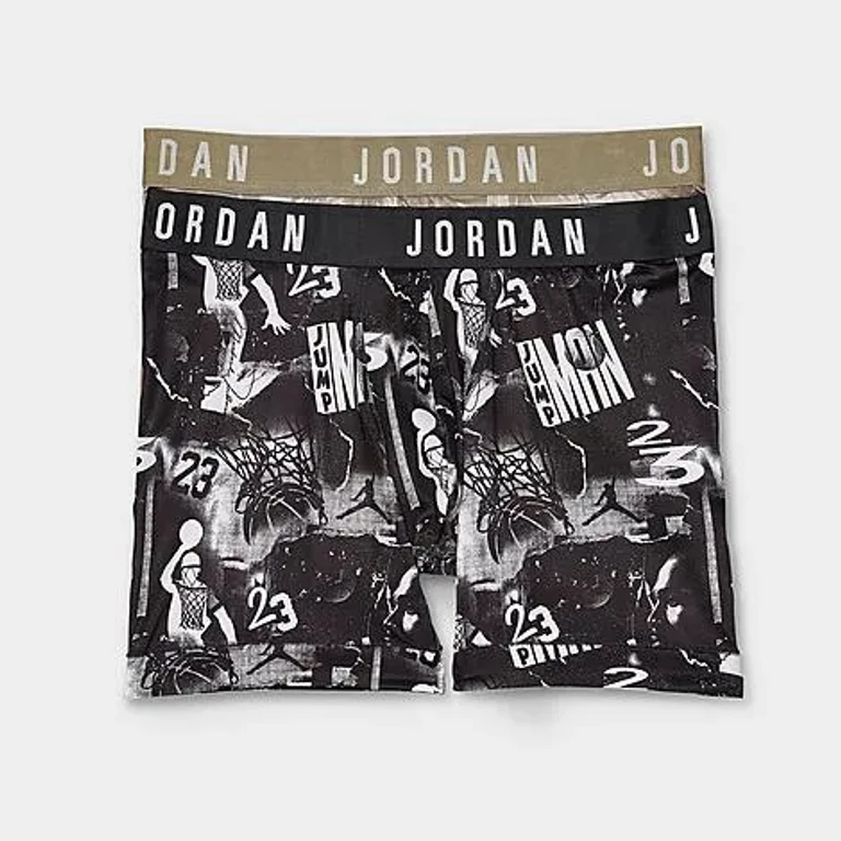 Jordan Men's Flight Collage Boxer Briefs (2-Pack) in Multi Size: Small