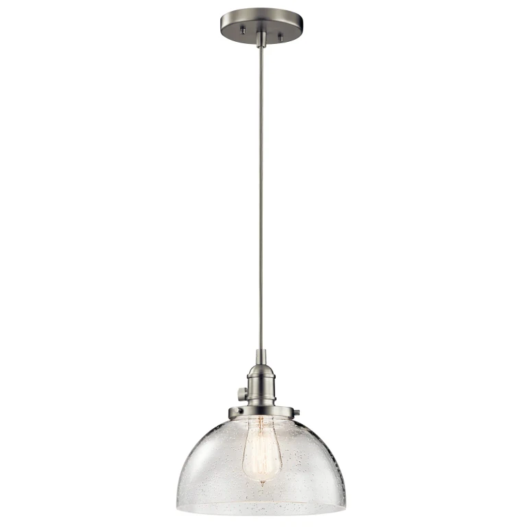 Avery 10" Mini Pendant in Brushed Nickel