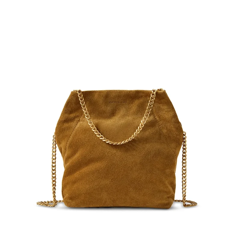 Veronica Beard Small Suede Slouch Shoulder Bag
