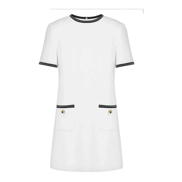 Moschino Rundhalspullover - Weiß