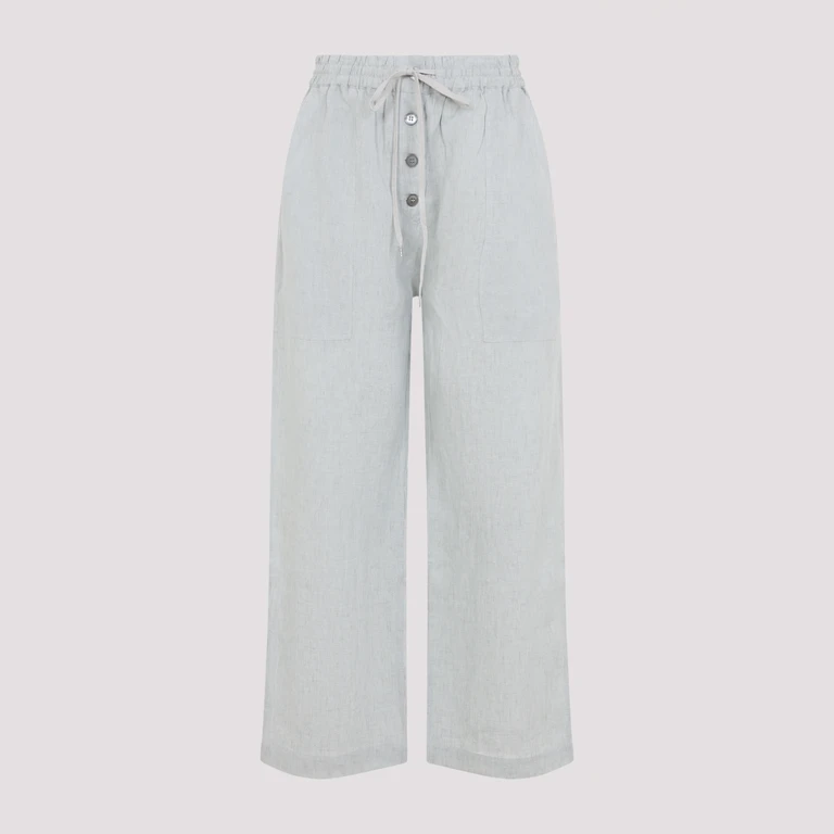 Studio Nicholson Atti Pants Green Linen - Women