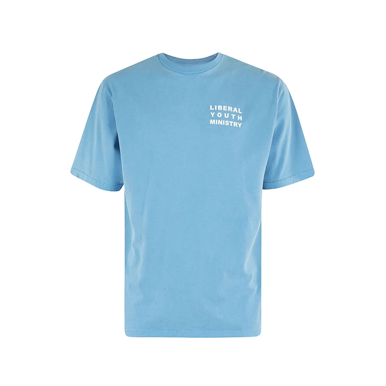 Liberal Youth Ministry Lym Logo Blue Cotton T-shirt - Men
