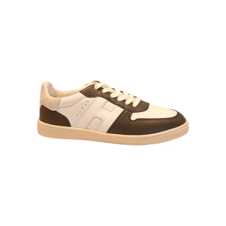 Hogan Cool Basket White Calf Leather Shoe - Women