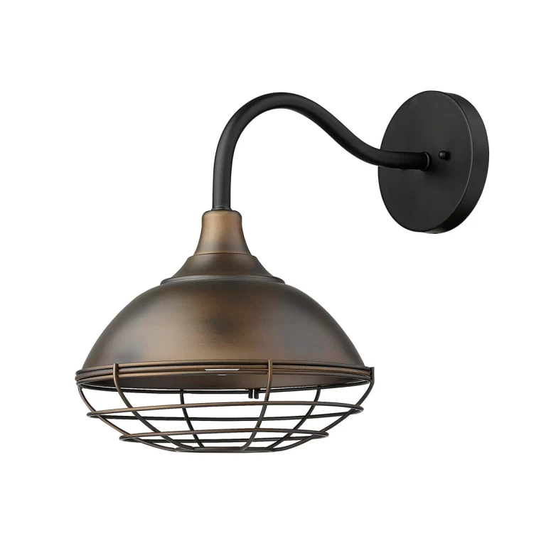 Oil-Rubbed Bronze One Light Wall Sconce from the Afton Collection