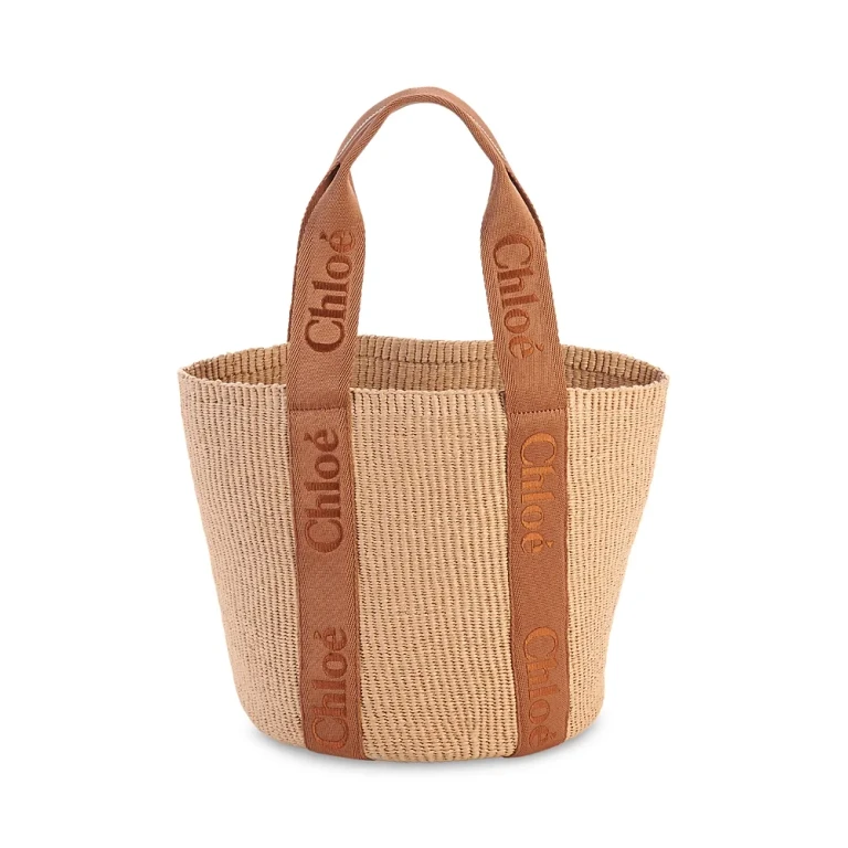 Chloe Woody Large Basket Tote