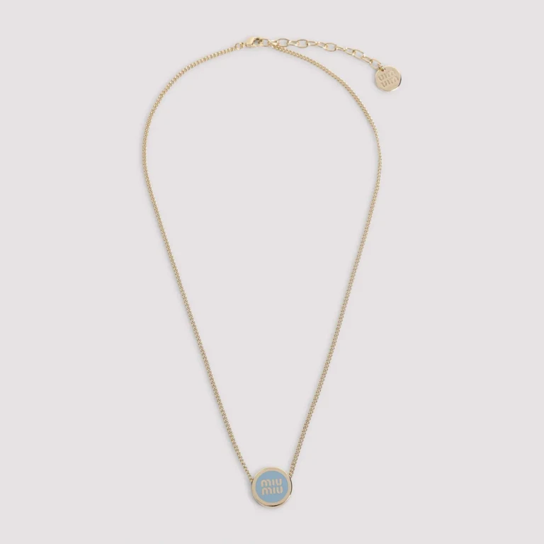 Colar de latão Miu Miu