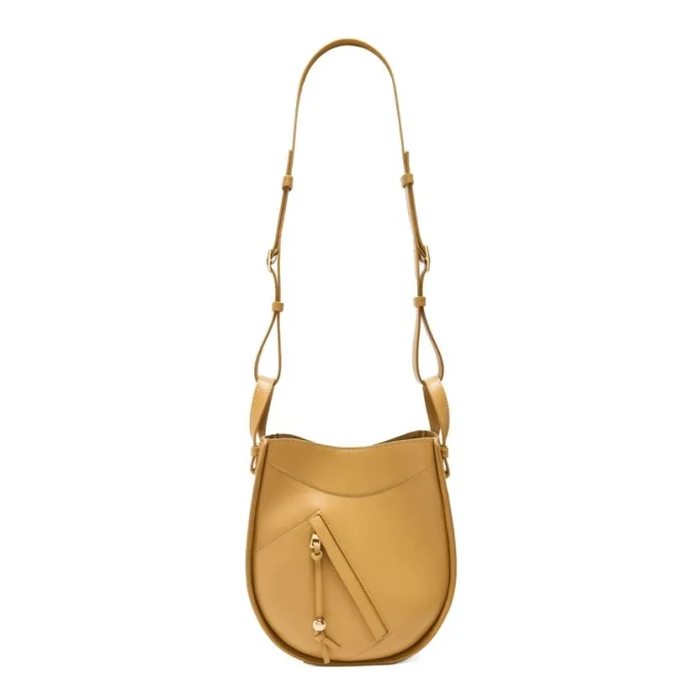 Loewe Ladies Hammock Slice Bag In Shiny Calfskin
