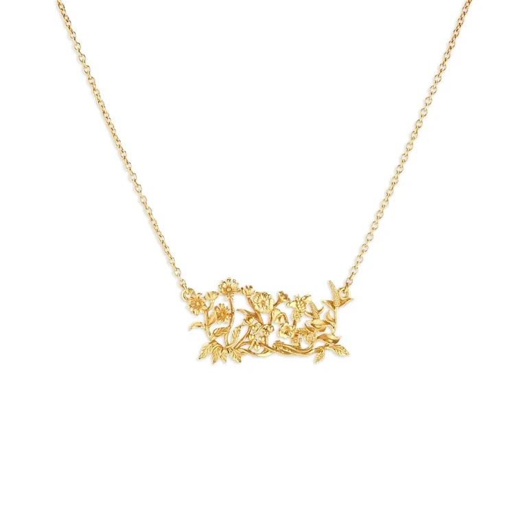 Capucine De Wulf Meadow Cluster Necklace, 16