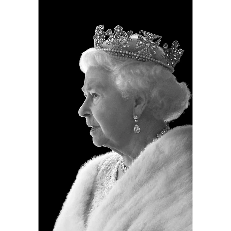 Cultural Icon Photographic Artwork | Andrew Martin HM Queen Elizabeth II