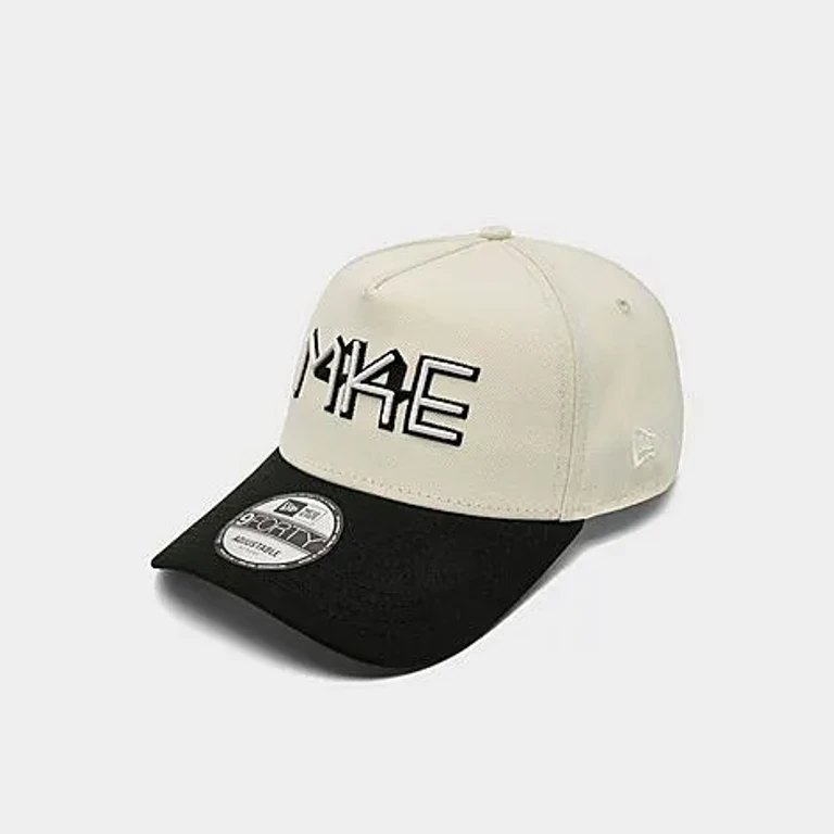 New Era Milwaukee Brewers MLB City Connect 9FORTY A-Frame Snapback Hat in Chrome/Black