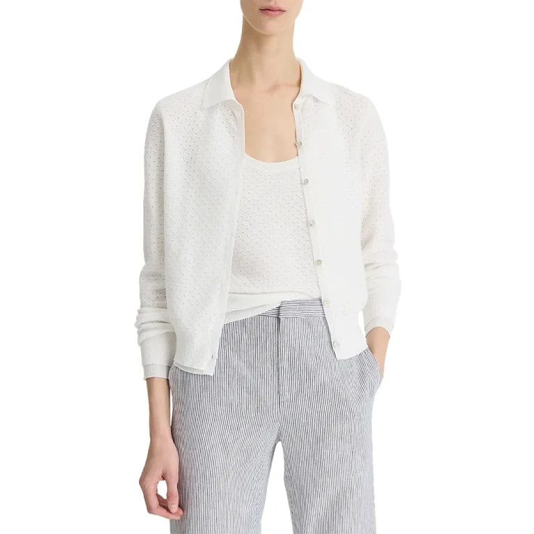 Vince Collared Cardigan Sweater