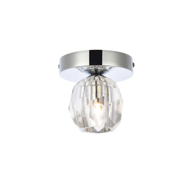 Chrome LED Flush Mount from the Eren Collection