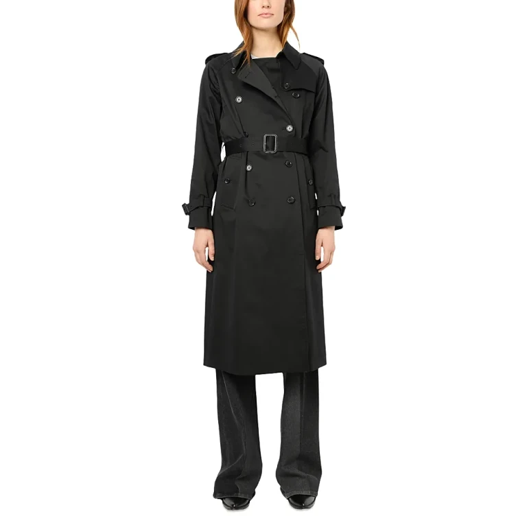 Gerard Darel Serge Double Breasted Coat