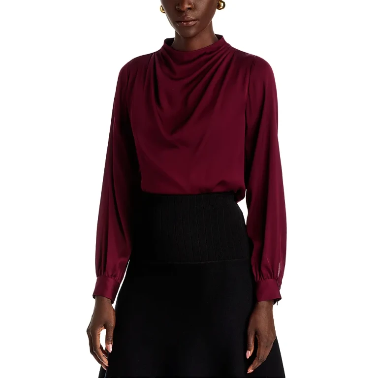 Elie Tahari The Ember Silk Blouse
