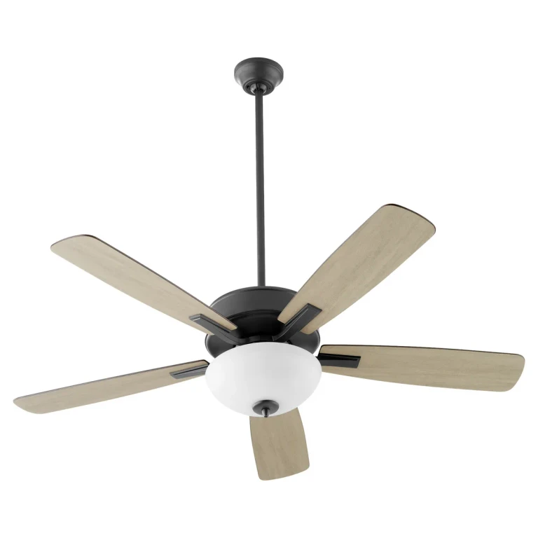 Matte Black 52"Ceiling Fan from the Ovation Collection