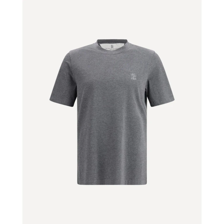 BRUNELLO CUCINELLI Logoed T-Shirt Male S