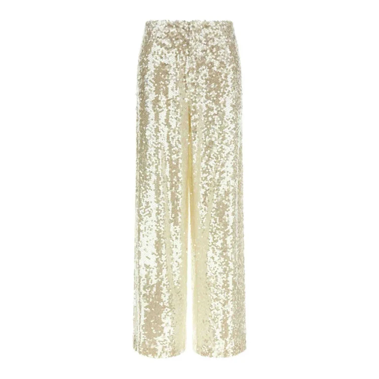 Alberta Ferretti Pantalons Décontractés - Blanc