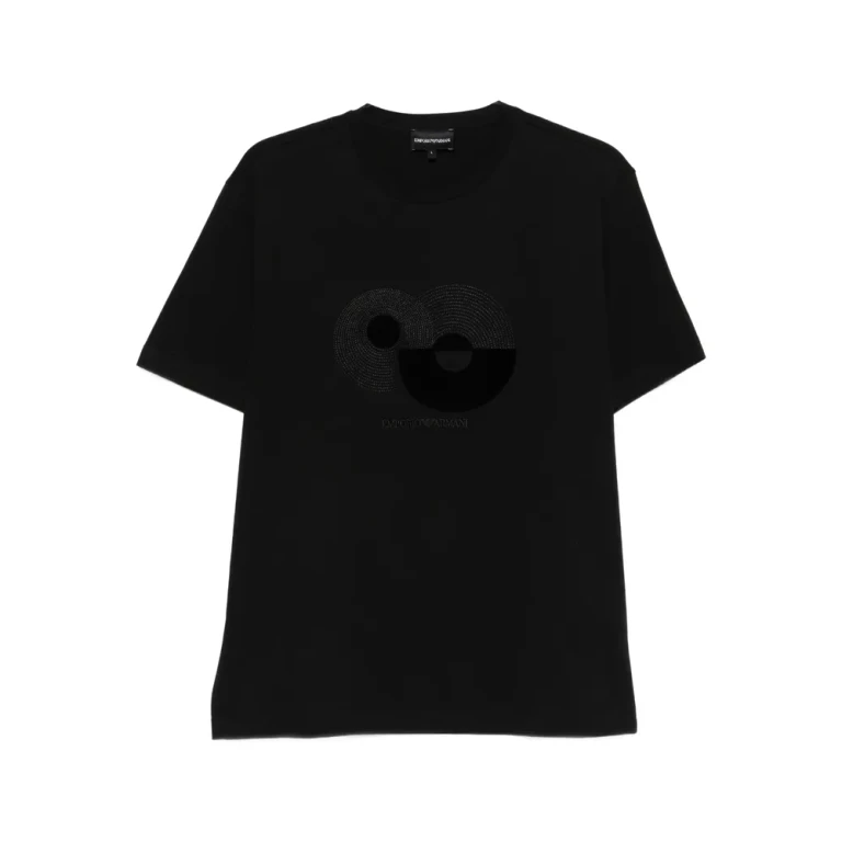 Emporio Armani Logo-embroidered T-shirt