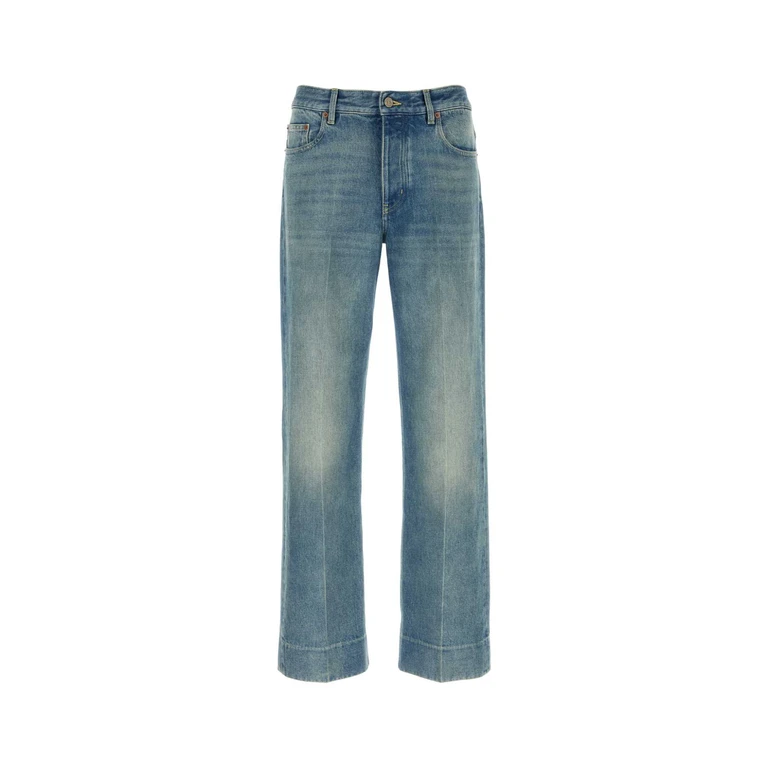 Valentino Garavani Denim Jeans Mediumbluedenim Exterior: Cotton - Men