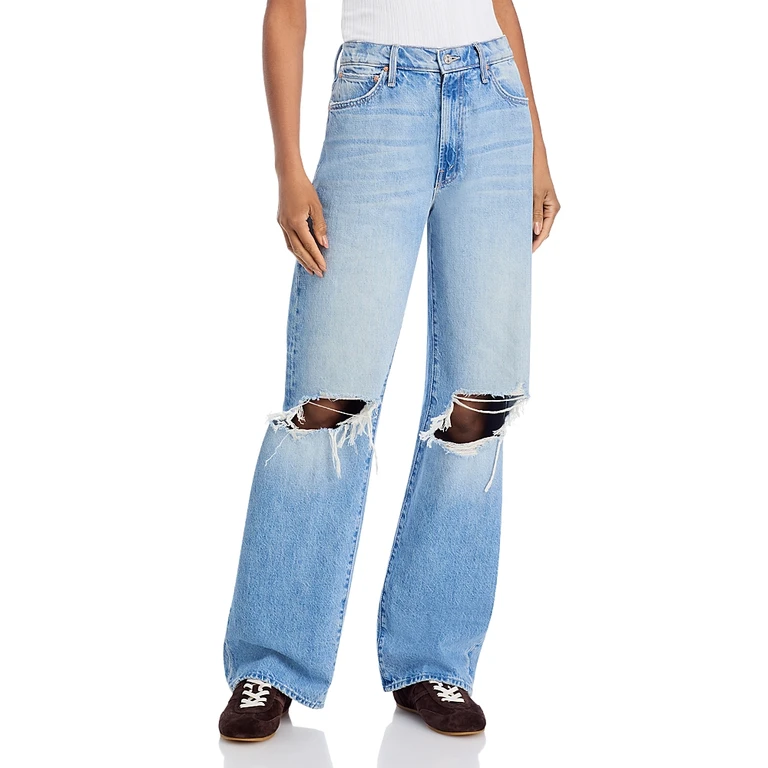 Mother The Dodger Sneak Jeans in Floral Frenzy