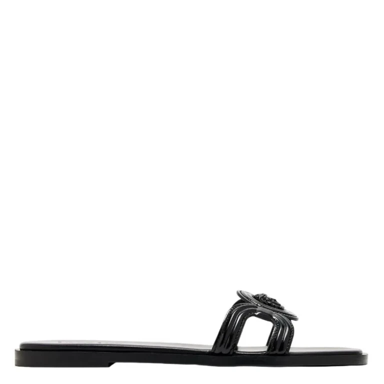 Versace Medusa '95 Patent Flat Sandals