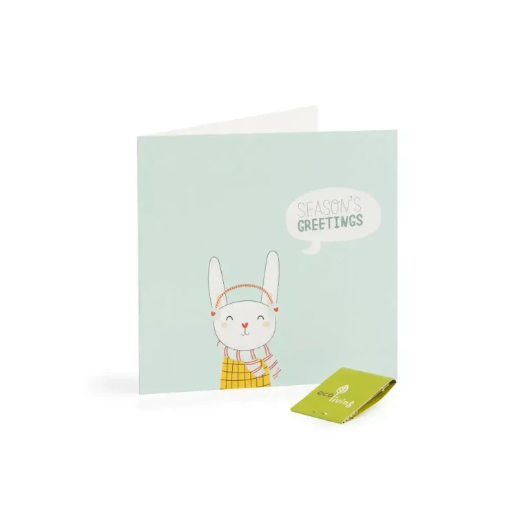 Recycled Christmas Cards - Cute Animal Cards (FSC 100%)