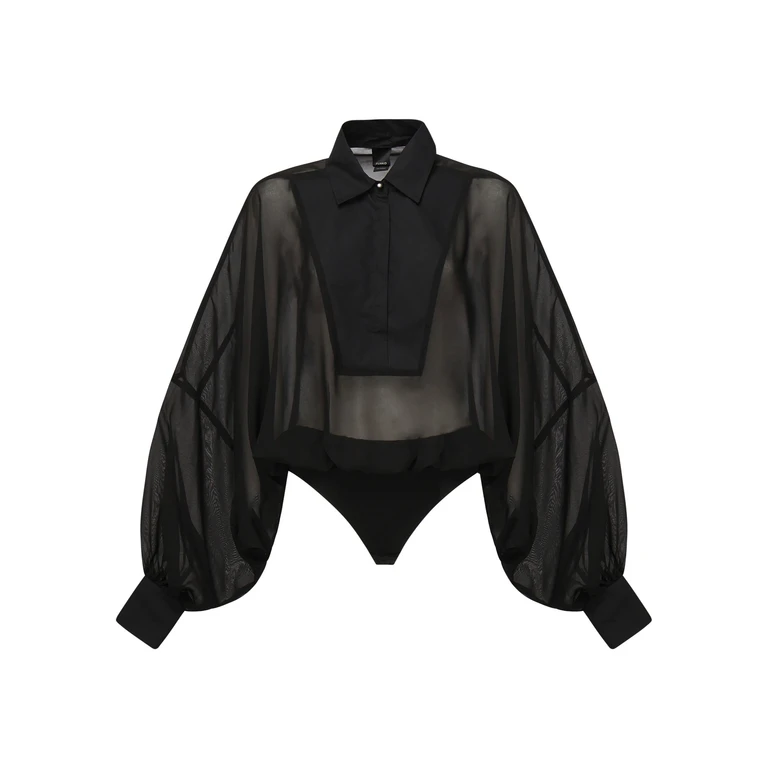 Pinko Top Black Cotton - Women