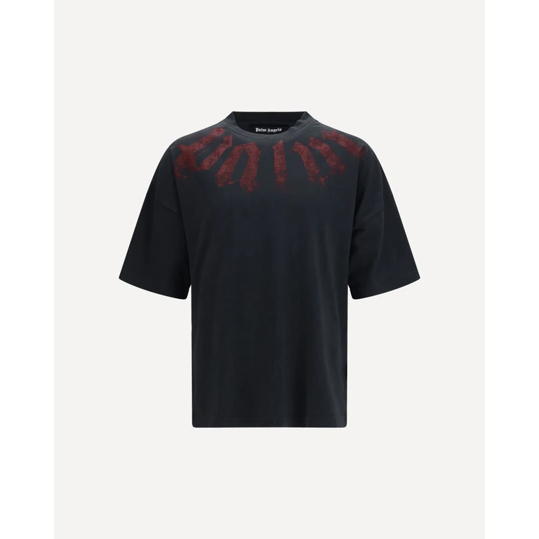 PALM ANGELS Big Neck Logo T-shirt Male M