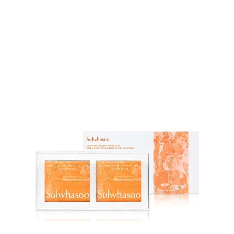 Sulwhasoo Signature Ginseng Facial Soap, Pack of 2