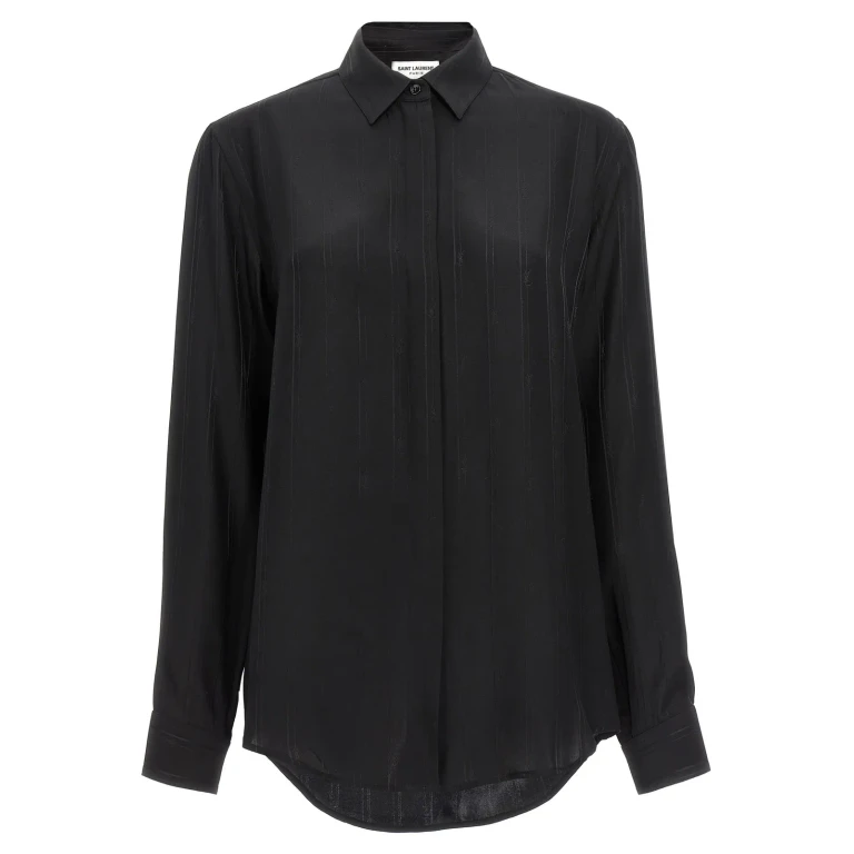 Saint Laurent Cassandre Silk Shirt