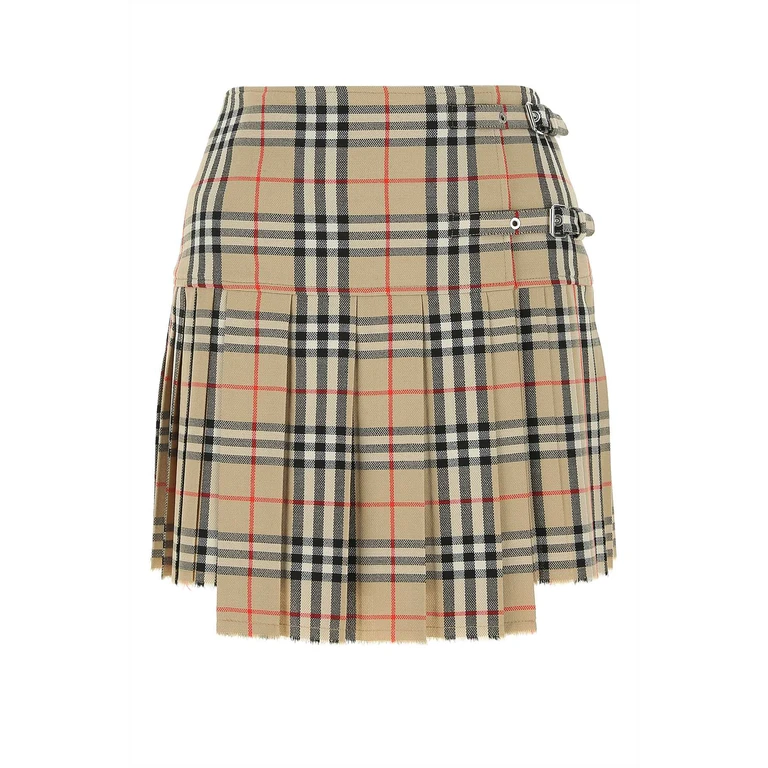 Embroidered Wool Mini Skirt A7028 Exterior: Gonne - Women