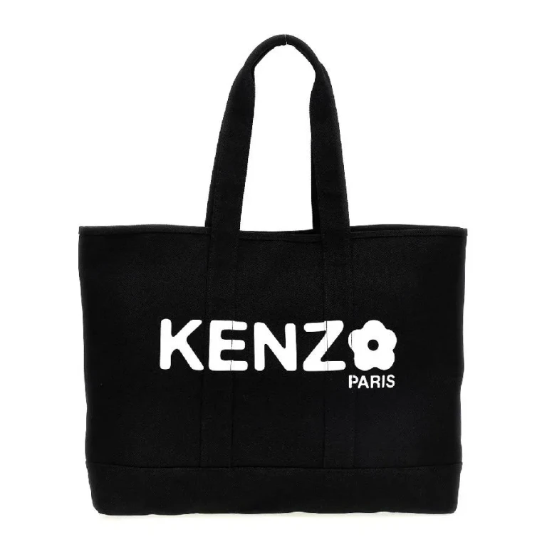 Kenzo Logo Printed Tote Bag