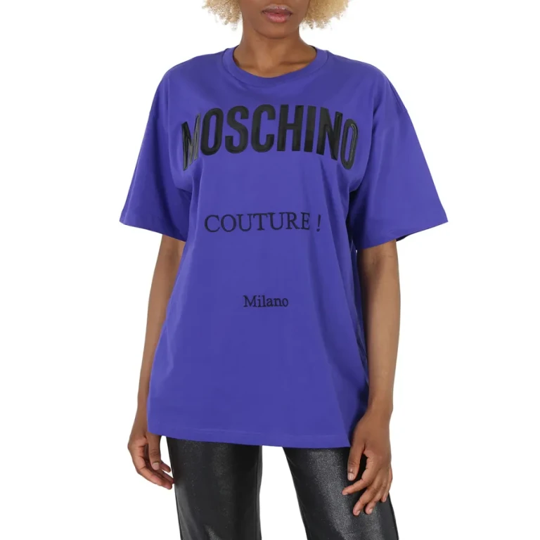 Moschino Logo-Printed Crewneck T-Shirt