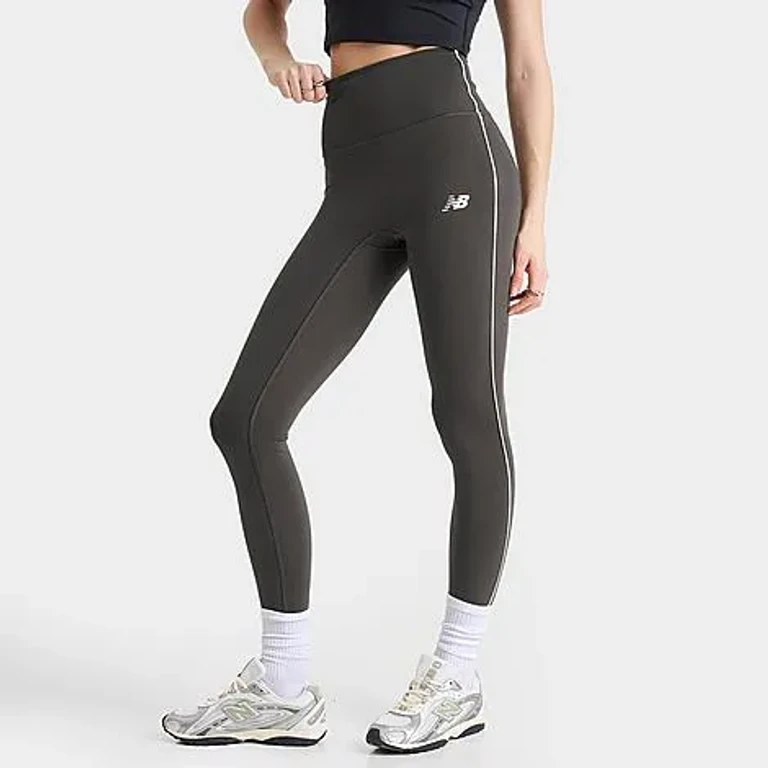 New Balance Women's Piped Training Leggings in Wash Black Size: XS