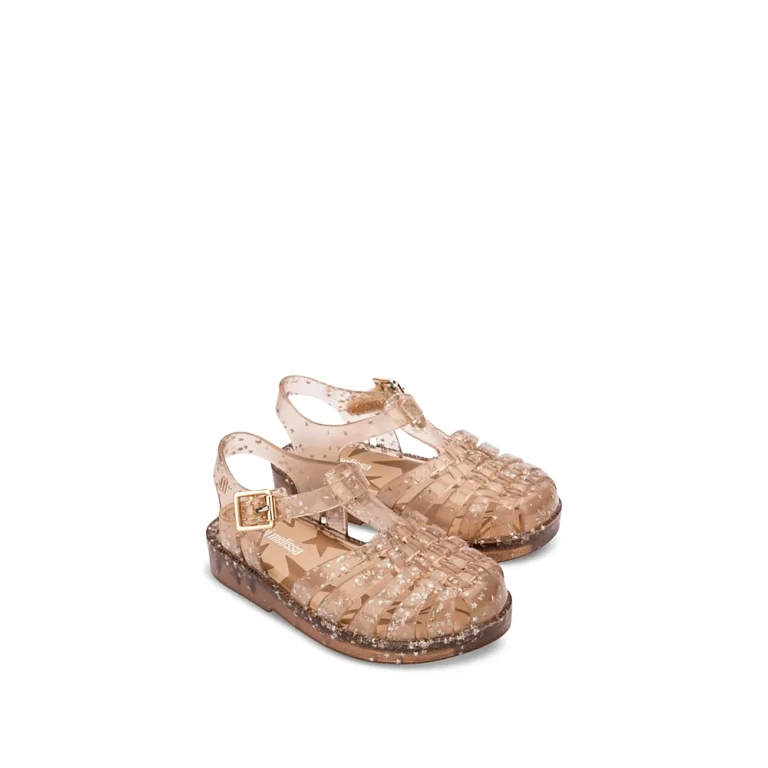 Mini Melissa Girls' Possession Jelly Shiny Elements Fisherman Sandals - Toddler, Little Kid, Big Kid