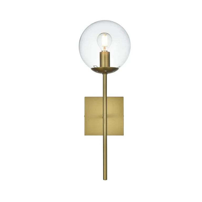 Satin Gold Wall Sconce from the Neri Collection