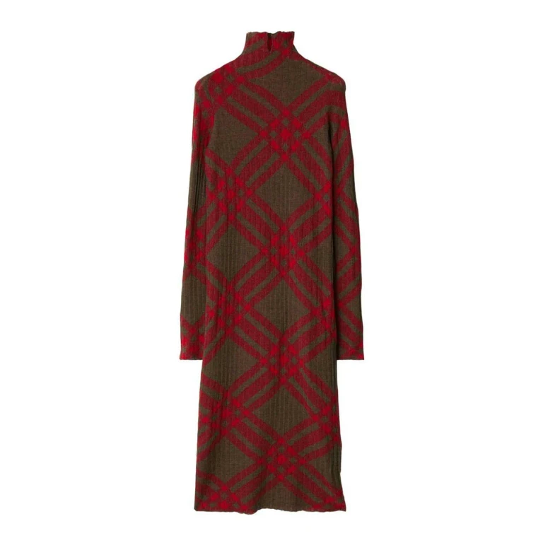Burberry knielange jurk - Zwart