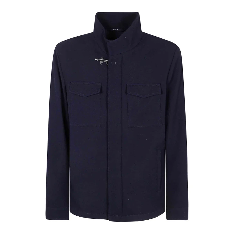 Fay Veste Casual - Bleu