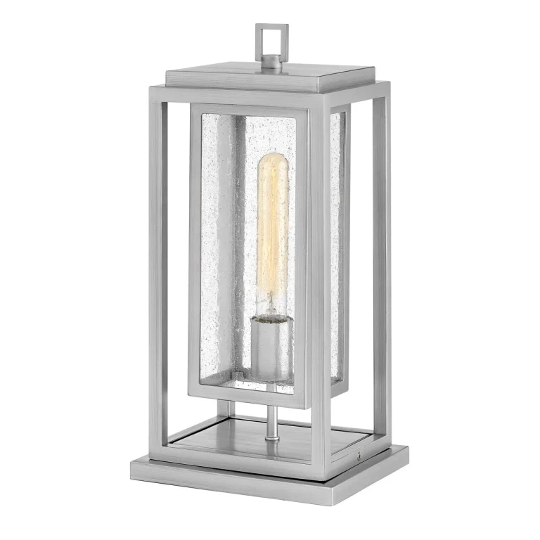 Satin Nickel LED Pier Mount from the Republic Collection