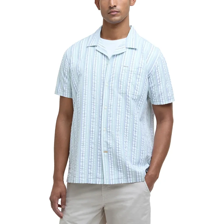 Barbour Beechcroft Regular Fit Short Sleeve Camp Shirt