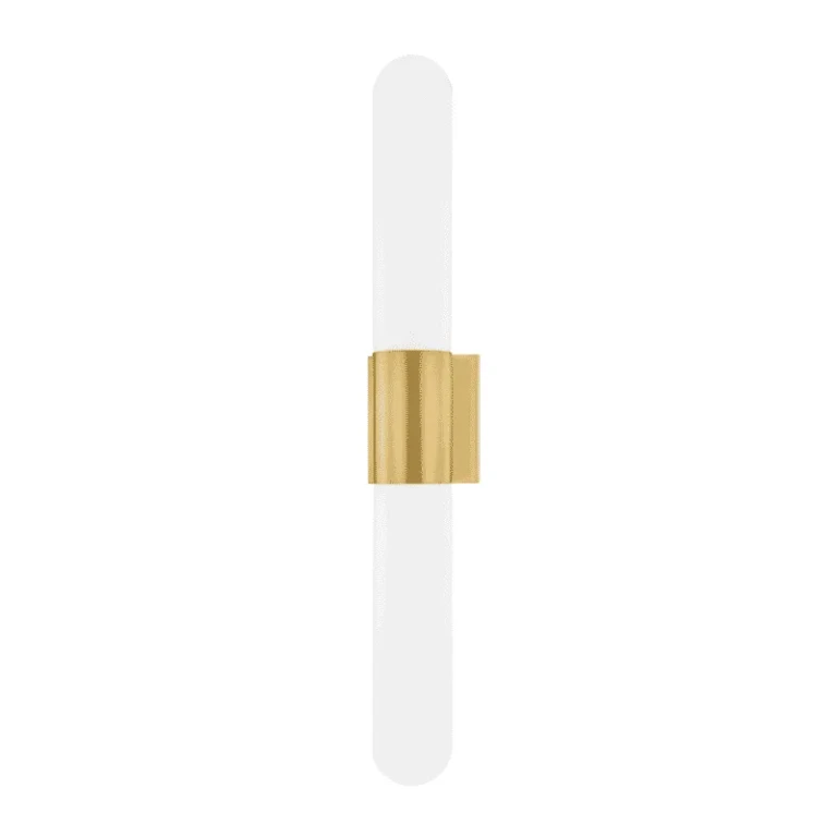 Carlin 2-Light Wall Sconce in Aged Brass
