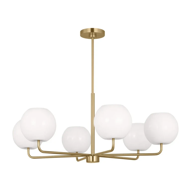 Satin Bronze Chandelier from the Rory Collection
