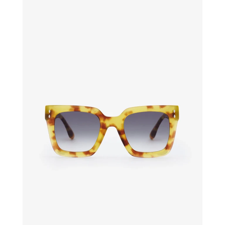 Lunettes De Soleil Ekly - Femme - Miel-gris Foncé - Isabel Marant