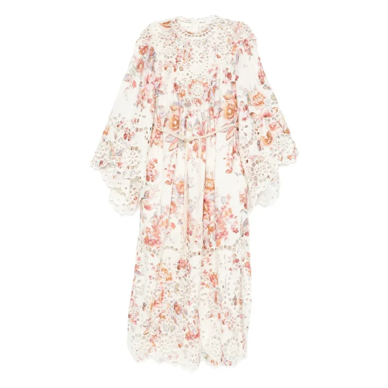 Zimmermann Awaken midi-jurk met geborduurd pasje