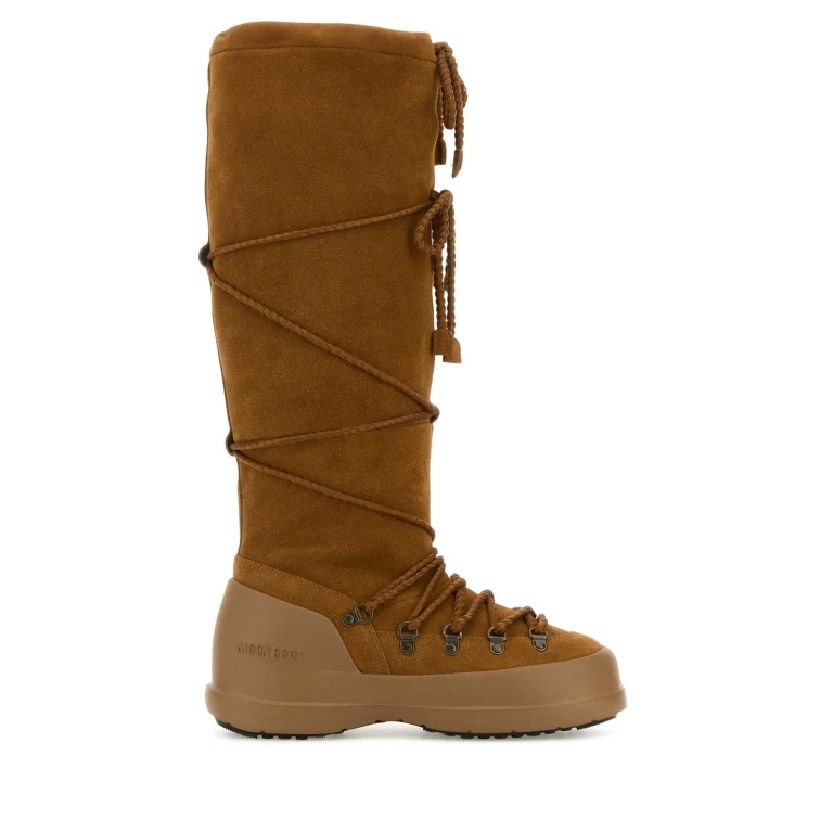 Moon Boot Camel Suede Luna Boots