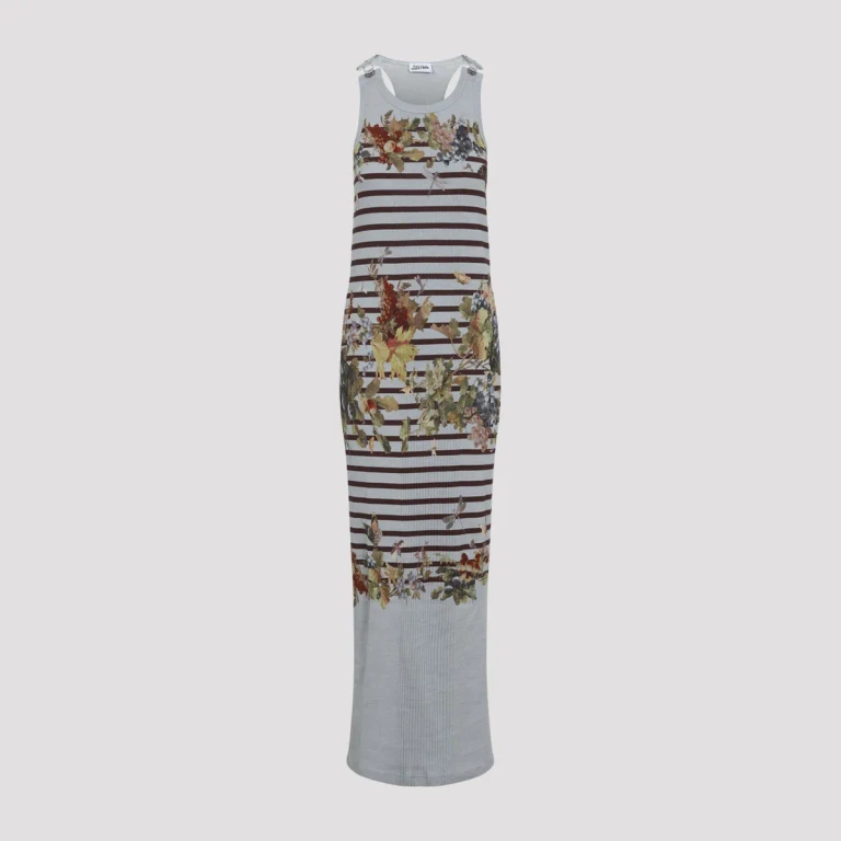 Abito lungo Jean Paul Gaultier Mariniere Grape