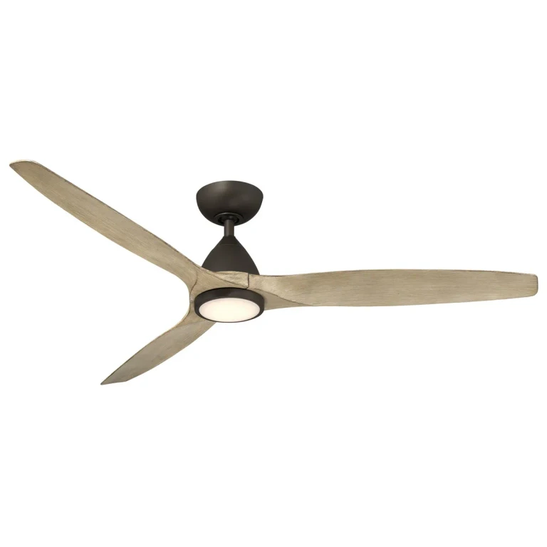 Bronze White Oak 62" Ceiling Fan from the Skylark Collection