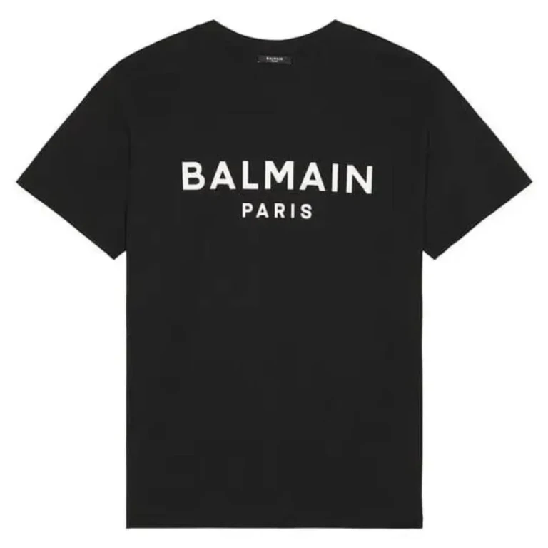 Balmain Paris Print Cotton T-Shirt