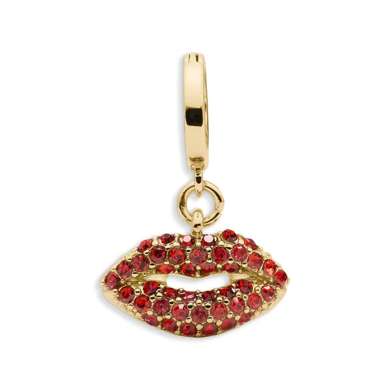 kate spade new york One In A Million Pave Lips Charm