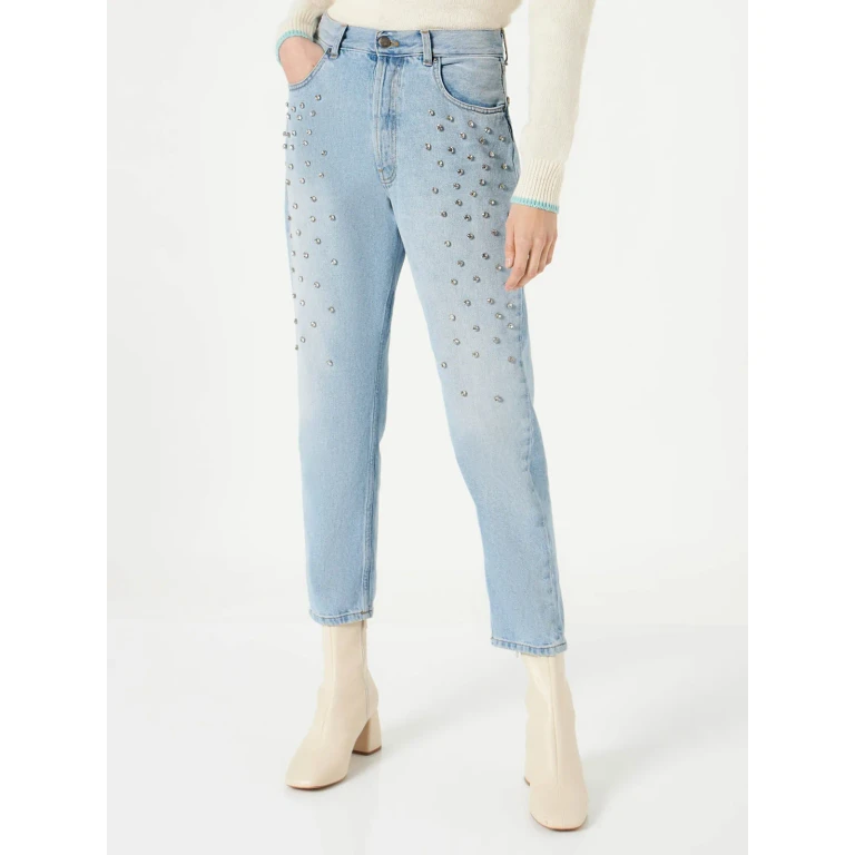 MC2 Saint Barth Belleville Jeans With Rhinestones
